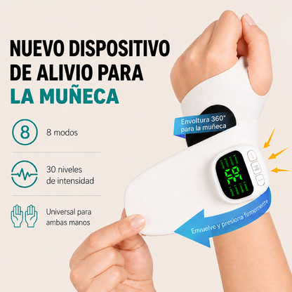 Muñequera EMS para el Alivio de Mano y Muñeca